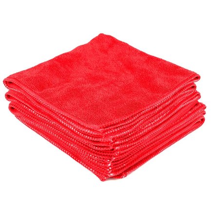 Zwipes Zwipe 16 x 16" Microfiber Cleaning Towel, Red Package Of 48 H1-744